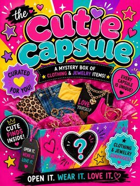 🎁✨ CUTIE CAPSULE MYSTERY BOXES — Curated Just for YOU ✨🎁